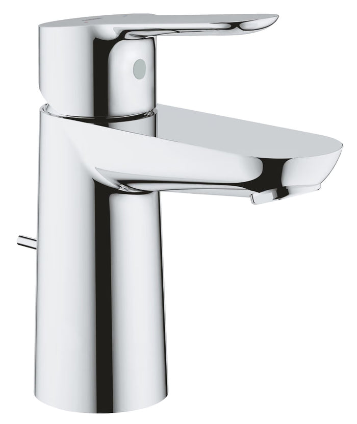 تجهيزات الحمامات من GROHE، صنبور حوض مع مخرج تصريف منبثق وصنبور عادي، خلاط حوض بمقبض واحد من مجموعة Eurosmart، 33265002
