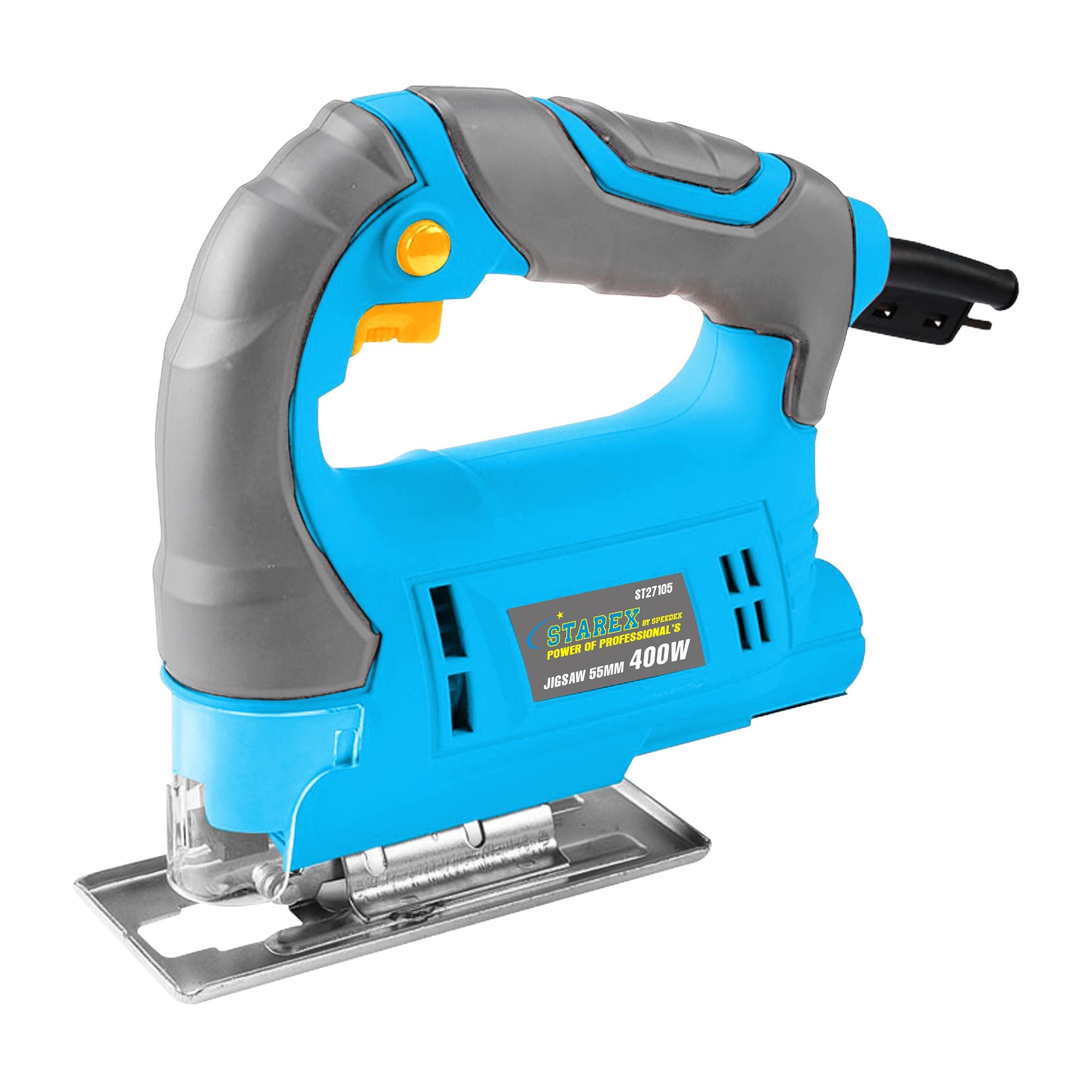 Starex ST27105 Variable Speed Jigsaw with Blade, 55(6)mm, Blue/Grey