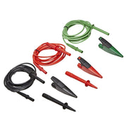 FLUKE TL1550B TEST LEAD SET WITH ALLIGATOR CLIPS RED/BLK/GR -FLUKE