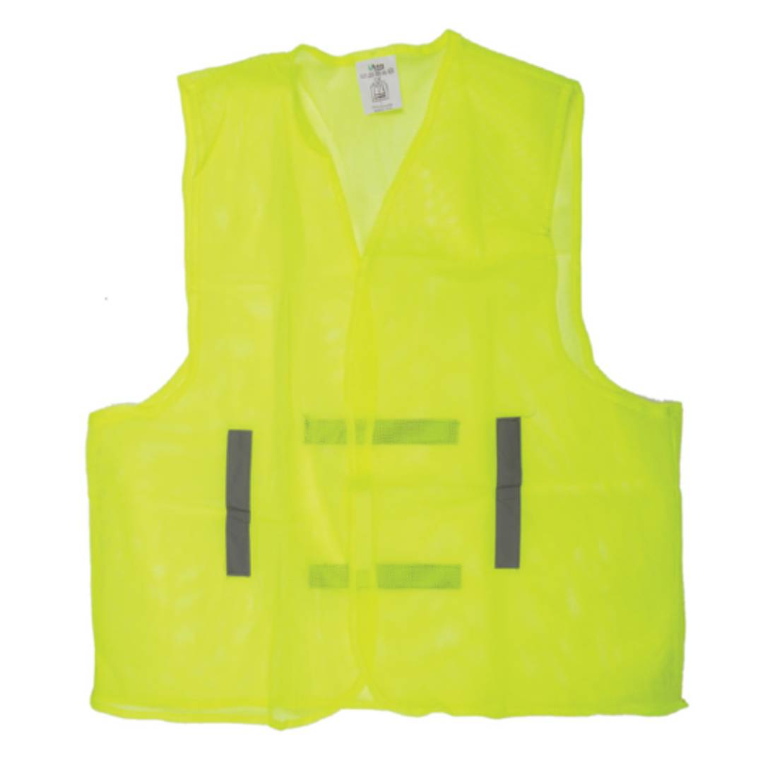 UKEN UJ2602XL Safety Jacket Green, Mesh Type, XL