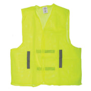 UKEN UJ2602M Safety Jacket Green, Mesh Type, Medium