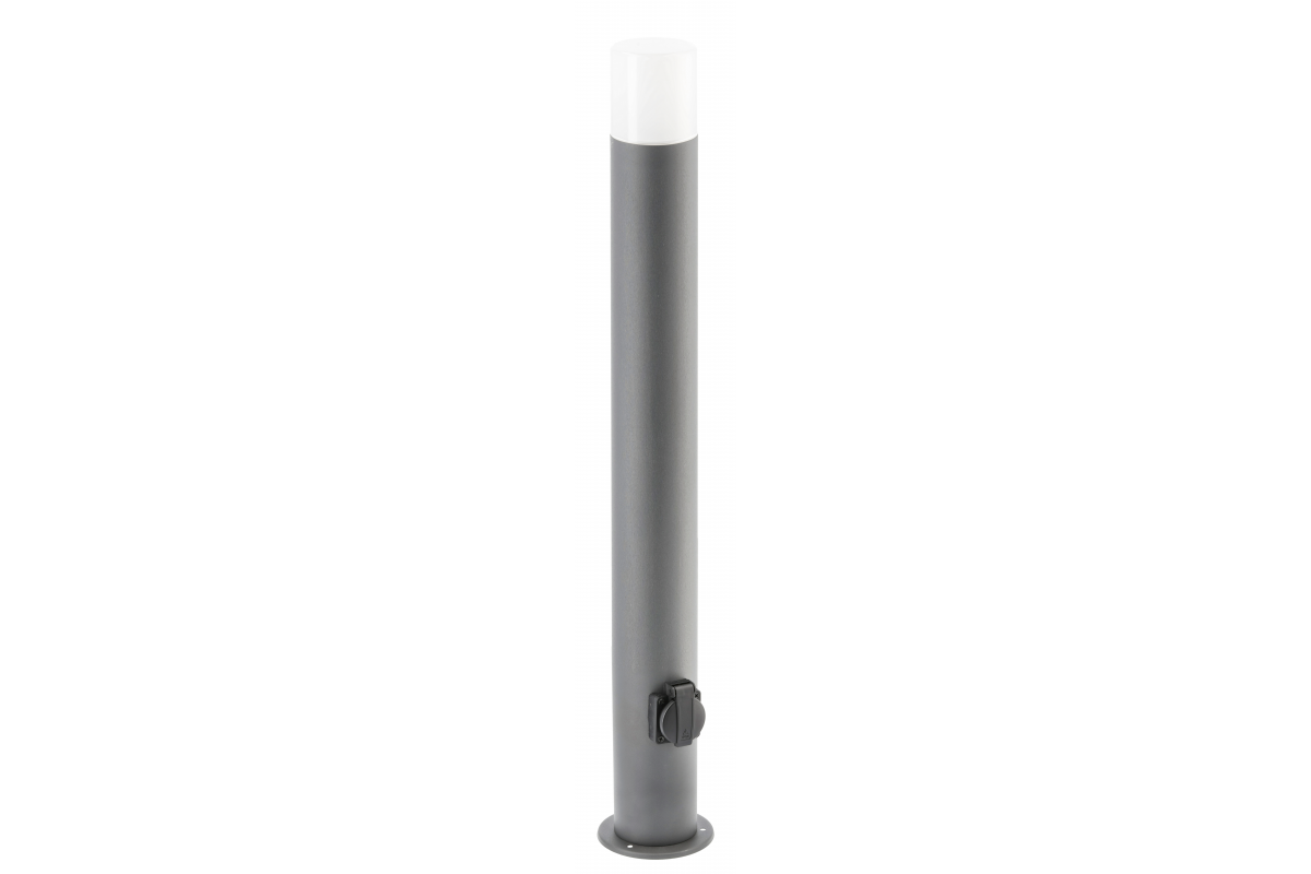 CORTA-P 80 garden lamp,E27, MAX.25W, IP44, AC220-240V, 50-60Hz, socket max. 3000W, bollard, graphite