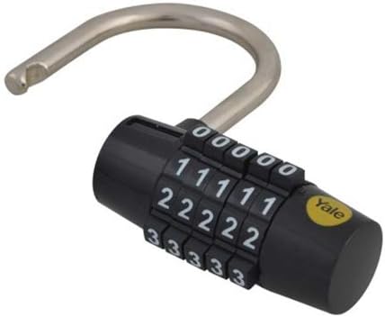 Yale Combination Padlock Black Y160/48/123/1