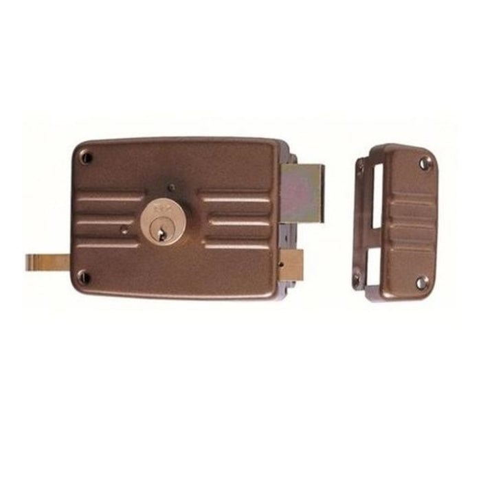 Cerradura de sobreponer ISEO de 60mm 431603E
