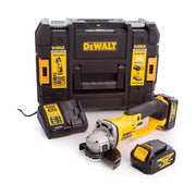 Dewalt Cordless Angle Grinder 125mm 18V 4.0Ah With 2 Battery & Charger DCG412M2-GB