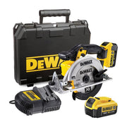 Dewalt Cordless Circular Saw 165mm 18V 4.0Ah With 2 Battery & Charger DCS391M2-GB