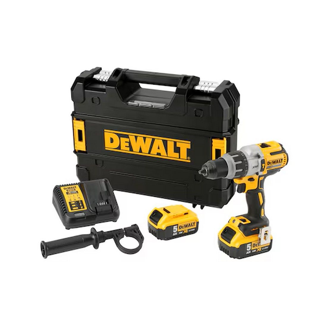 Dewalt Cordless Hammer Drill 18V 5.0Ah 2nd Gen With 2 Battery & Charger DCD996P2-B5