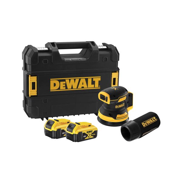 Dewalt Cordless Random Orbital Sander 18V 5.0Ah With 2 Battery & Charger DCW210P2-GB