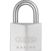 ABUS 75IB/50 CHROME-PLATED SOLID BRASS PADLOCK