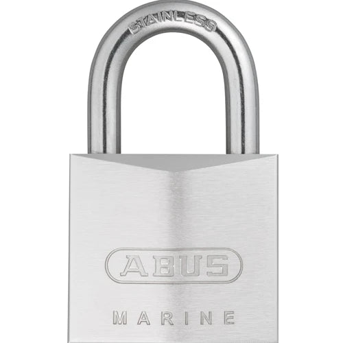 ABUS 75IB/50 CHROME-PLATED SOLID BRASS PADLOCK