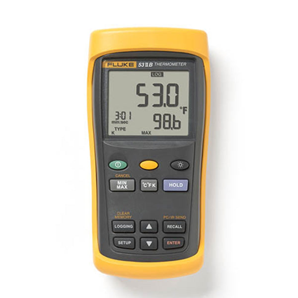 FLUKE-53-2 B 50HZ Single Input Thermometer, 50Hz -FLUKE
