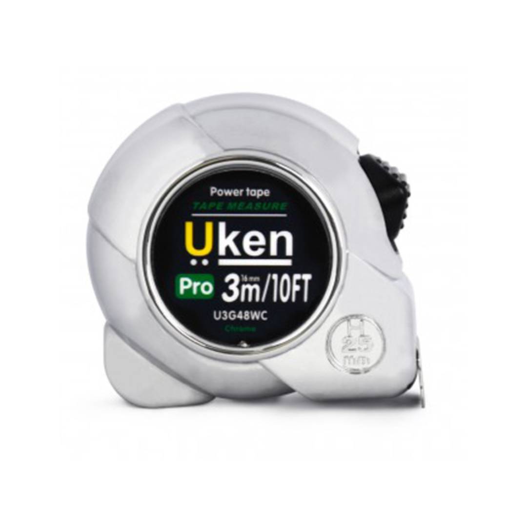 UKEN U3G48WC Measuring Tape 3 Mtr (16Mm) Chrome