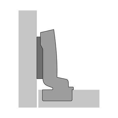 Hettich Sensys 8645I Black 110degree