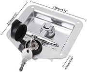 Trailer Door Latch Lock Toolbox Stainless Steel T-Handle Lock RV Truck