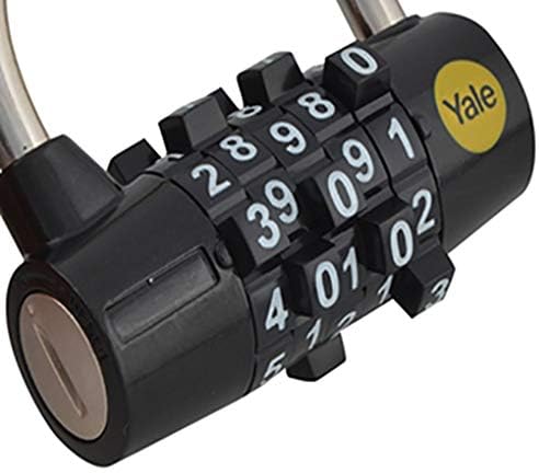 Yale Combination Padlock Black Y160/48/123/1