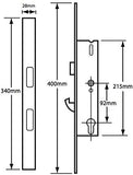 Yale YDM-PRO-PVCU-45 PVCu Multi-Point Lock