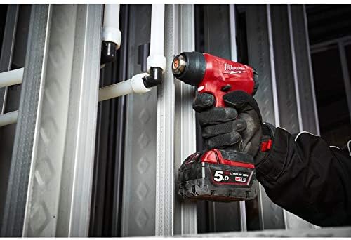 منفاخ هواء ساخن يعمل بالبطارية من Milwaukee M18BHG-0 4933459771 M18 BHG-0 بدون بطارية/شاحن 