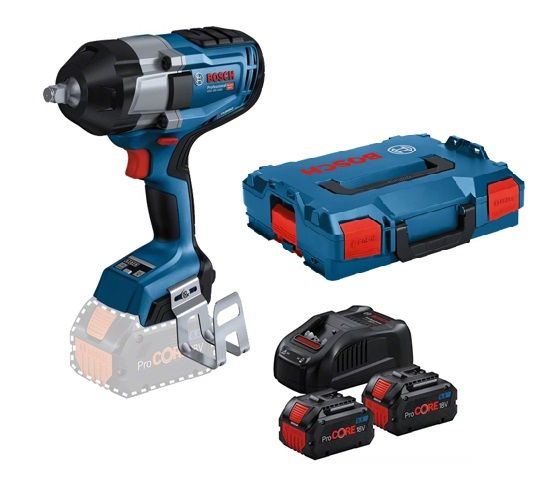 Bosch Cordless Impact Wrench Lithium Ion 18V (2 x 5.5Ah) Brushless GAL1880 L-Boxx 06019J8371