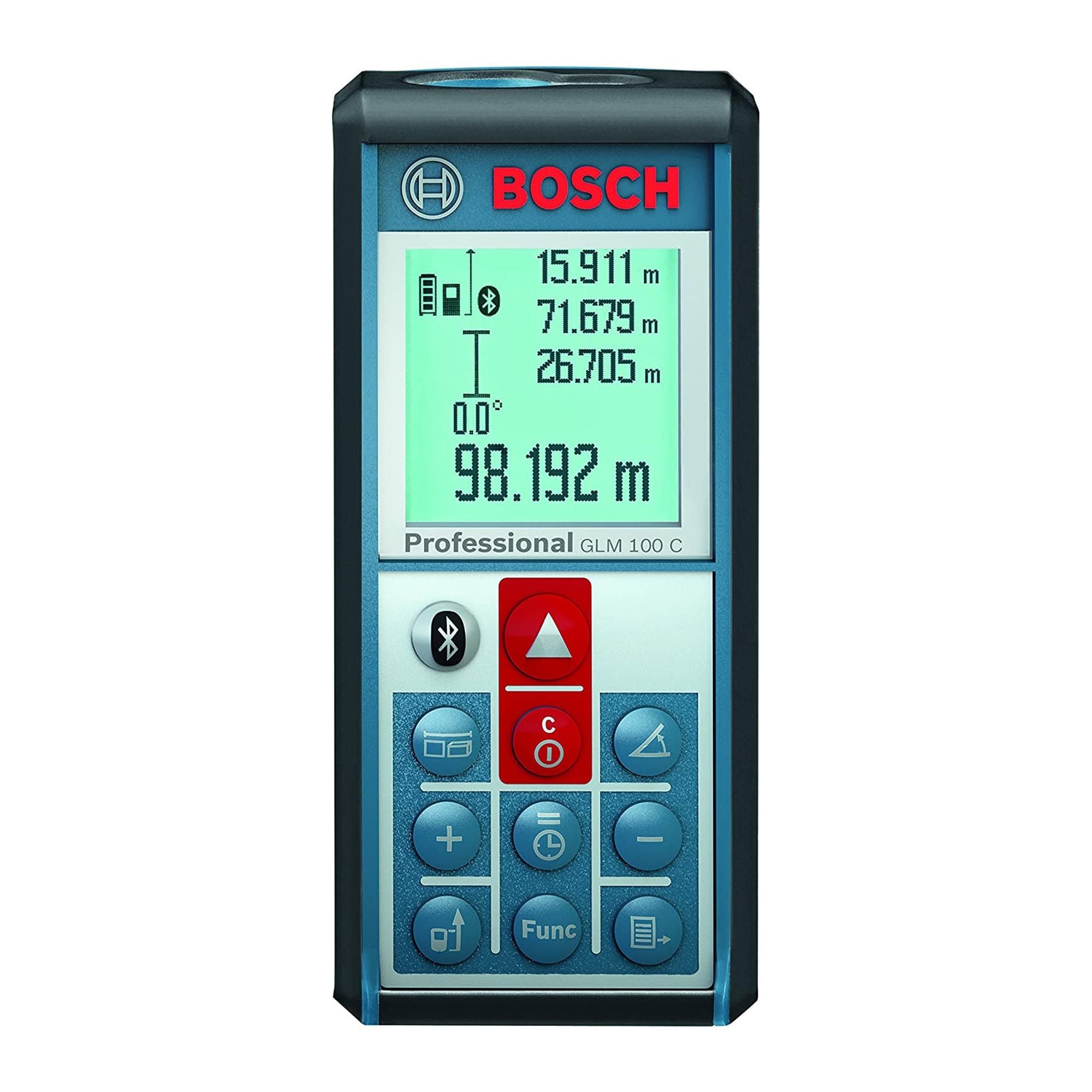 Bosch GLM 100 C Laser Distance Meter with Bluetooth 100mtr