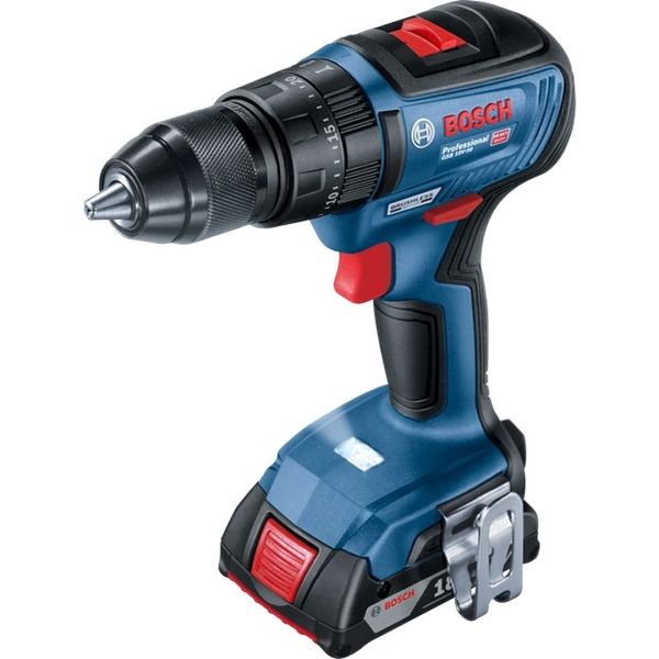 Bosch Cordless Impact Drill Lithium Ion 18V (2 x 2Ah) Brushless GSB 18V-50 06019H51L0