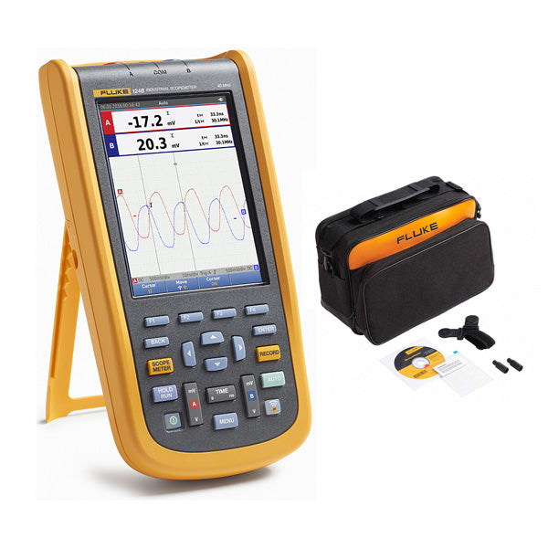 FLUKE-124B/EU/S Industrial ScopeMeter + SCC 40MHZ, EU -FLUKE