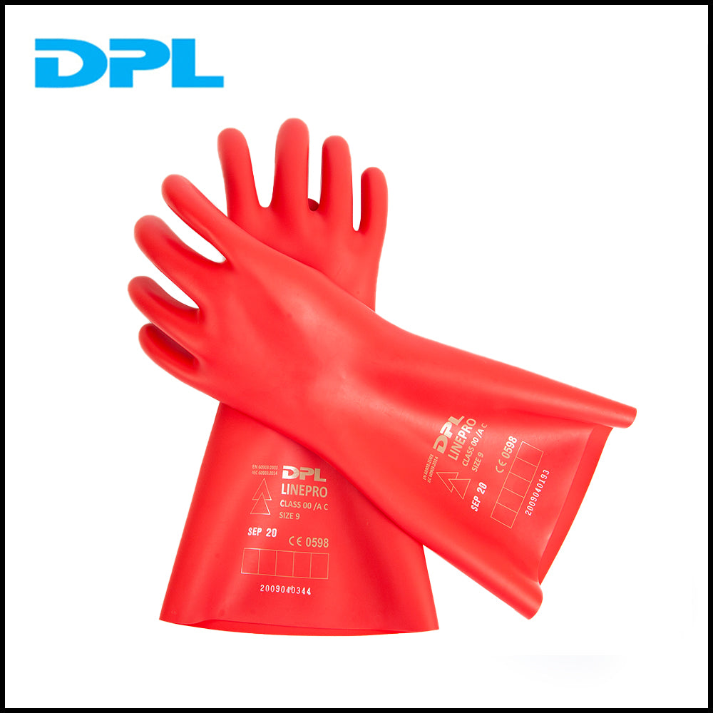 قفازات الجهد العالي 500 فولت Dpl Linepro المعزولة لرجال الخطوط الحمراء
