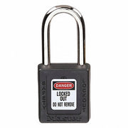 قفل ماستر لوك زينكس؟ قفل أمان حراري من البلاستيك، عرض ١-١/٢ بوصة (٣٨ مم) مع قيد ١-١/٢ بوصة (٣٨ مم) 