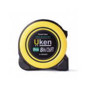 UKEN U8G4503 Measuring Tape 8 Mtr (25Mm) Yellow With Rubber