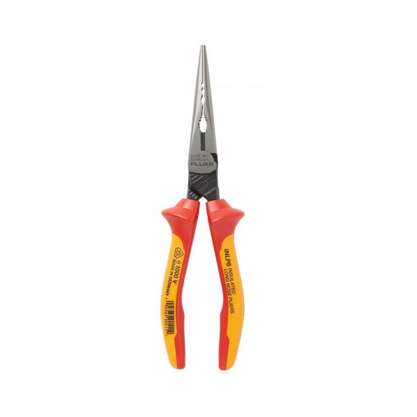 INLP8  Insulated Long Nose with Side Cutter, 8 in, 200mm, 1,000 V -FLUKE