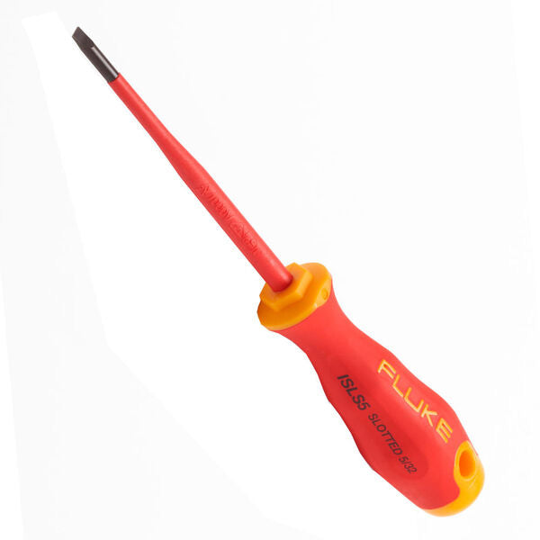 ISLS5  Insulated Slotted Screwdriver 5/32×4 in, 4 mm x 100 mm, 1,000 V -FLUKE