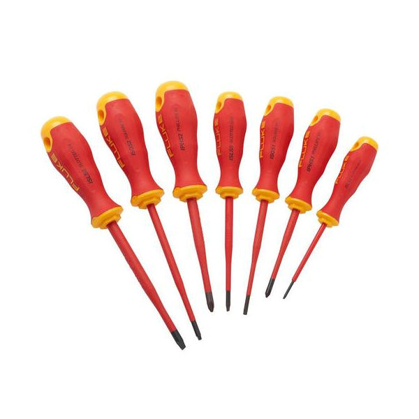 IKSC7  Insulated 7 units Screwdriver Kit, 1,000 V (3 slotted, 2 Phillips, 2 square) -FLUKE
