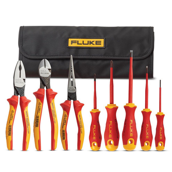IKST7  Insulated Hand Tools Starter Kit—5 insulated screwdrivers and 3 insulated pliers, 1,000 V -FLUKE