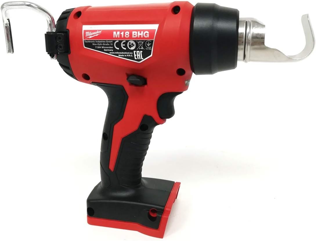 منفاخ هواء ساخن يعمل بالبطارية من Milwaukee M18BHG-0 4933459771 M18 BHG-0 بدون بطارية/شاحن 