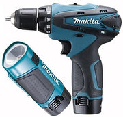 Makita Cordless Driver Drill 10mm with Flash Light 10.8V 1.3Ah DF330DWLE