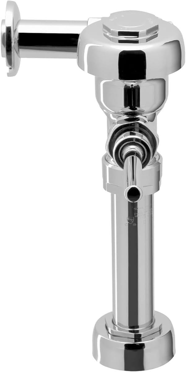 Valve Flush 1.6 GPF, Polished Chrome, XL Sweat Solder Adapter Kit, Fixture Connection Top Spud, Single Flush, Regal Exposed Manual Urinal Flushometer