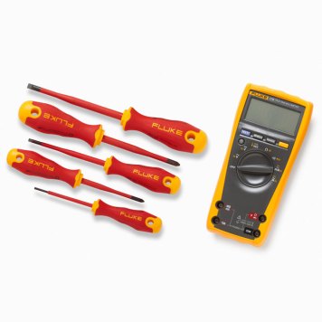 FLUKE 179 TRMS Digital Multimeter plus insulated hand tools starter kit  FLUKE