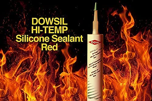 Dowsil Silicone Sealant 736 - RTV Fire Rated, Heat & High Temperature Resistant, 300ml