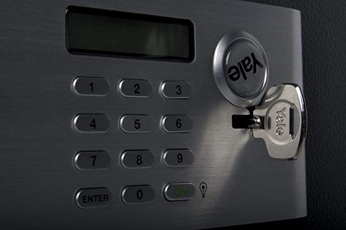 YSM/520/EG1 Certified Professional Safe, 22Mm Mortorised Locking Bolts, Lcd Screen, 49 Liter Capacity, Charcoal, W 350.0 X H 520.0 X L 360.0 Mm