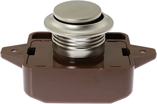 قفل بزر ضغط 26 مم/1.02 بوصة بني بدون مفتاح لسيارة ترفيهية متنقلة 