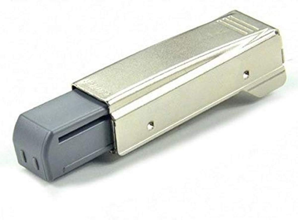 مفصلة بلوم 973A0500.01x4 973A Blumotion ذات الذراع المستقيمة والمغطاة بالكامل للأبواب، مطلية بالنيكل (عبوة من 4 قطع) 