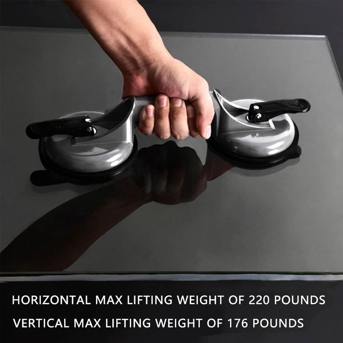 Glass Lifting Suction Cups Heavy Duty Vacuum Aluminum Alloy