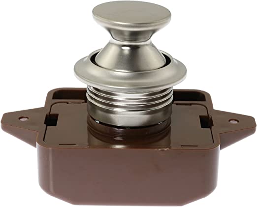 قفل بزر ضغط 26 مم/1.02 بوصة بني بدون مفتاح لسيارة ترفيهية متنقلة 