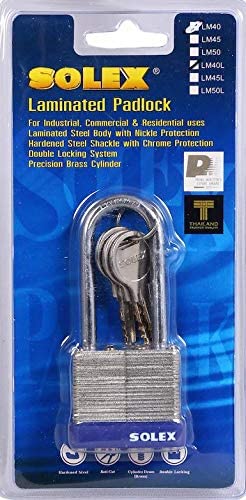 قفل Solex المصفح بطول 40 مم 