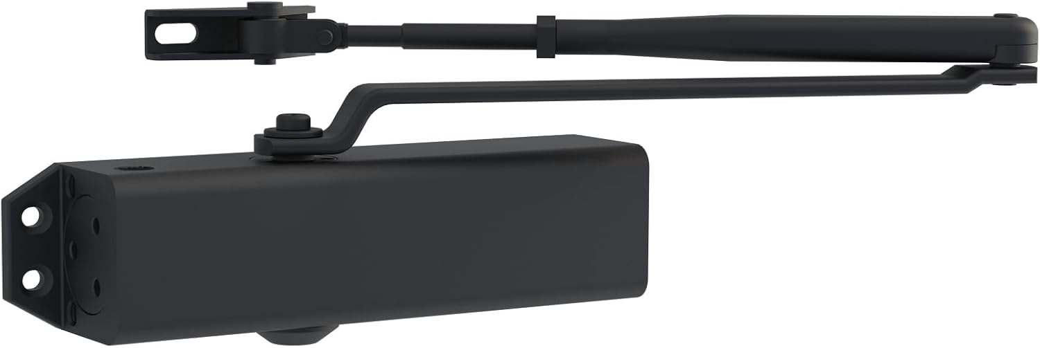 Yale 722 Pro Door Closer For up to 1100mm width and 80Kg door weight, 500,000 cycles tested, Adjustable Latching Speed, Fire rated, Silver