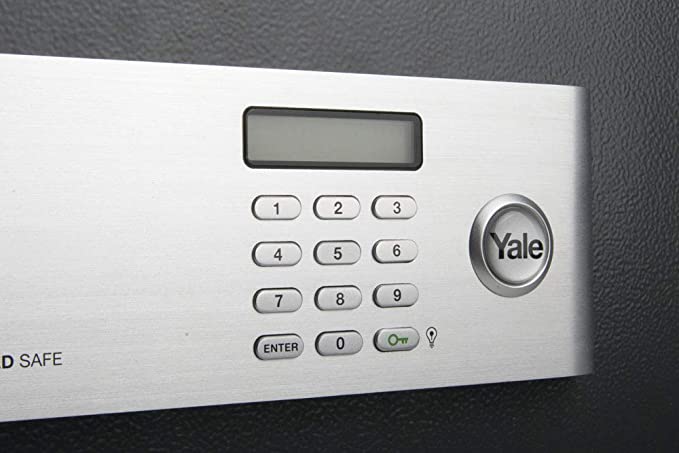 YSM/520/EG1 Certified Professional Safe, 22Mm Mortorised Locking Bolts, Lcd Screen, 49 Liter Capacity, Charcoal, W 350.0 X H 520.0 X L 360.0 Mm