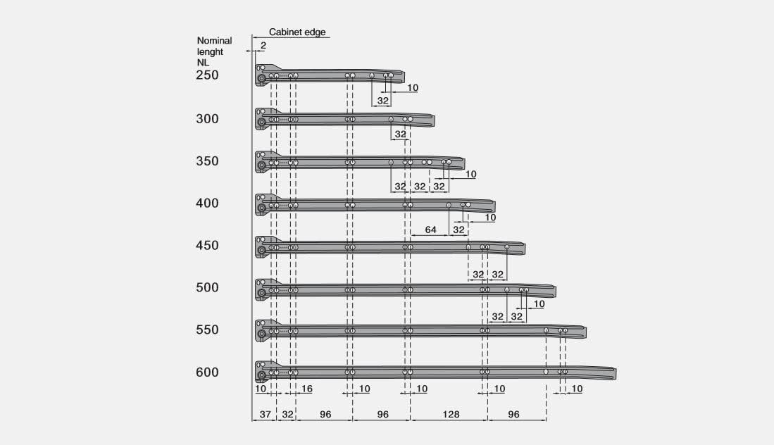 درج من الألومنيوم بجميع الأحجام 