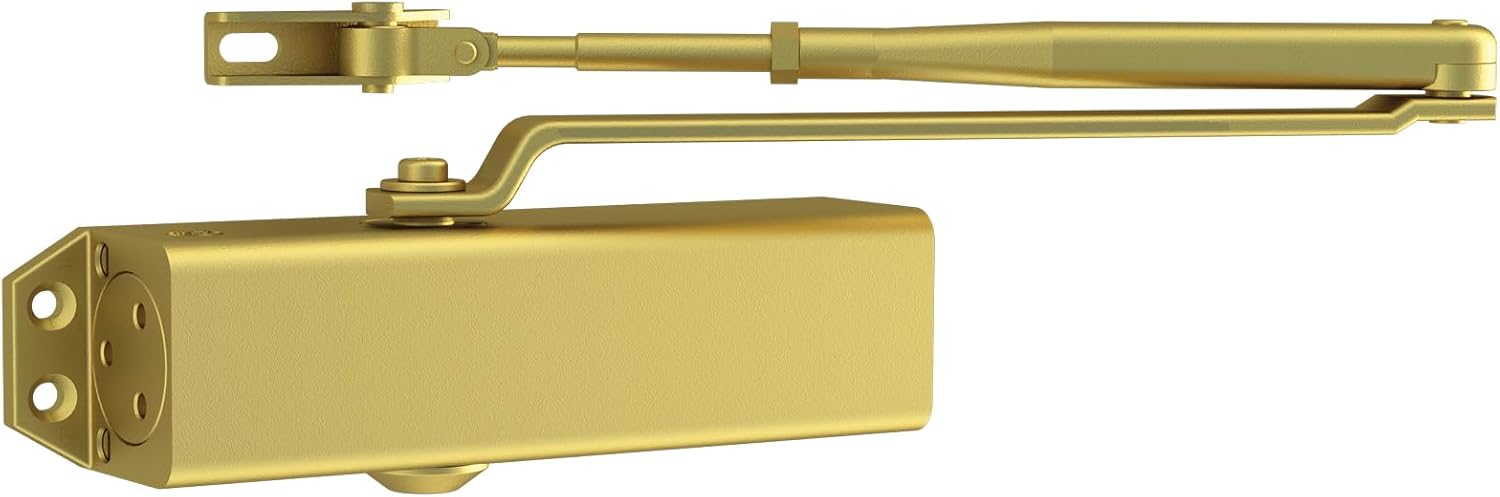 Yale 722 Pro Door Closer For up to 1100mm width and 80Kg door weight, 500,000 cycles tested, Adjustable Latching Speed, Fire rated, Silver