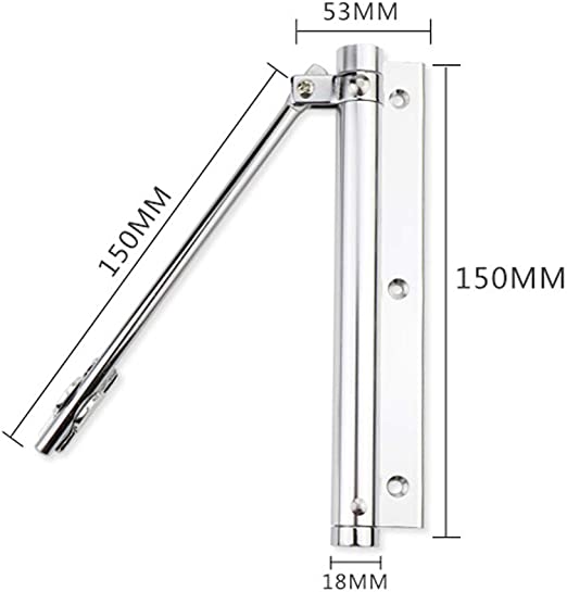 MSM خفيفة الوزن مصنوعة من سبائك الألومنيوم للاستخدام المنزلي، قابلة للتعديل تلقائيًا، مثبتة على السطح، تغلق تلقائيًا، وتغلق الباب 