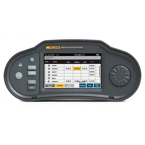 FLUKE 1672 UK,UK,INSTALLATION TESTER W/MEM -FLUKE