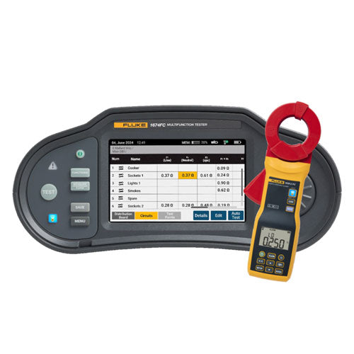 1674FC UK/1630,INSTALLATION TESTER + 1630-2 -FLUKE